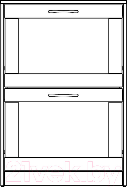 Изображение товара Тумба для обуви Mio Tesoro Сириус 60х89 2.02.10.430.1 (белый)