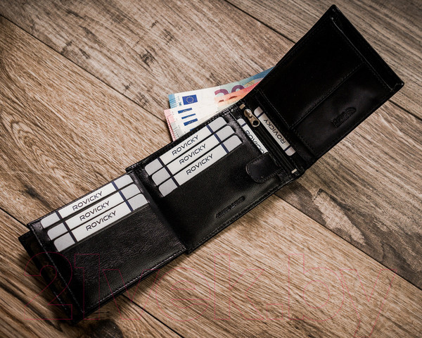 Изображение товара Портмоне Cedar Rovicky R-RM-11-GCL (черный)