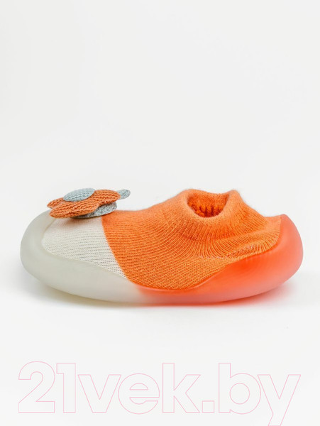 Изображение товара Пинетки Amarobaby First Step Pure Toys / AB-OB21-FSPC2OR/05-24 (оранжевый, р. 24)