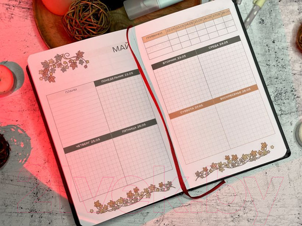 Изображение товара Еженедельник Эксмо Мара и Морок. Особенный блокнот / 9785041767815 (Арден Л.)