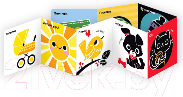 Изображение товара Развивающая книга CLEVER Развиваем зрение. Учим первые слова