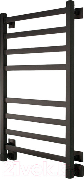 Изображение товара Полотенцесушитель водяной Маргроид Вид 81/10 Профильный 100x50 (перекладины 30x10, черный матовый)