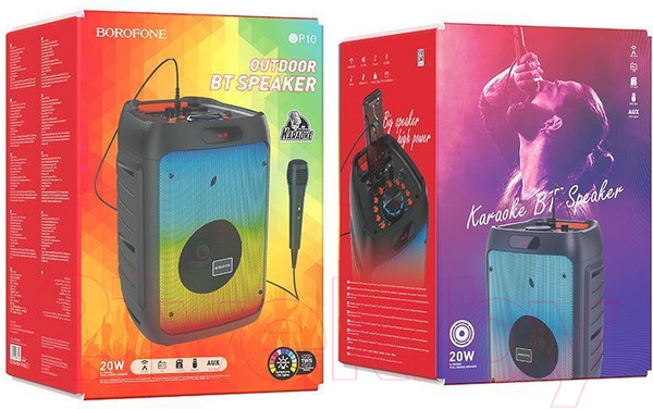 Изображение товара Портативная колонка Borofone BP10 (черный)