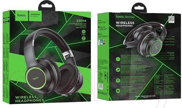 Изображение товара Беспроводные наушники Hoco ESD14 (черный)