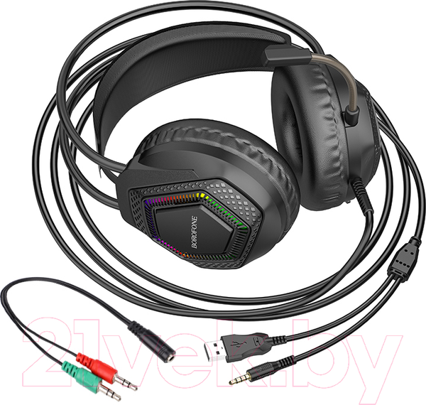 Изображение товара Наушники-гарнитура Borofone BO105 (черный)