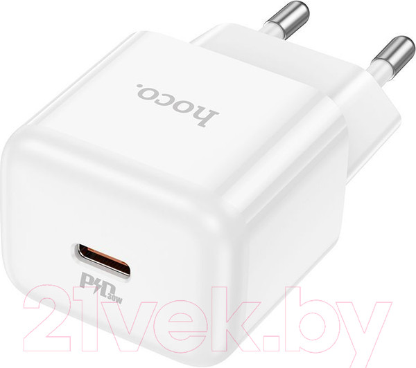 Изображение товара Адаптер питания сетевой Hoco N32 (белый)