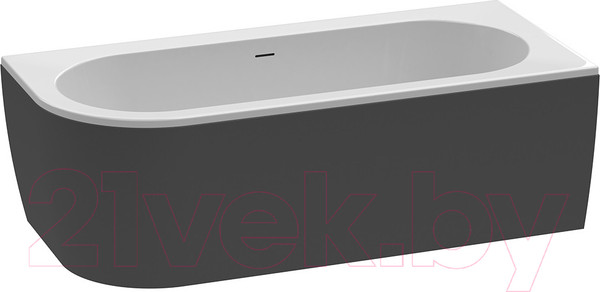 Изображение товара Экран для ванны Cezares Slim CORNER-180-SCR-R-NERO