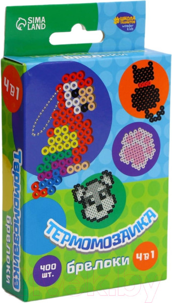 Изображение товара Развивающая игра Школа талантов Термомозаика. Домашние питомцы / 7574248