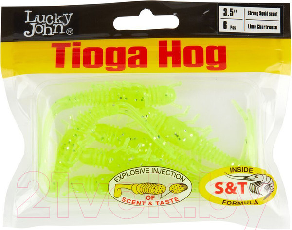 Изображение товара Мягкая приманка Lucky John Pro Series Tioga Hog 3.5in / 140195-071 (6шт)