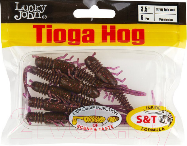 Изображение товара Мягкая приманка Lucky John Pro Series Tioga Hog 3.5in / 140195-S13 (6шт)