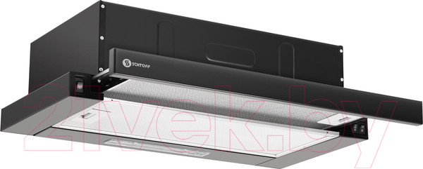 Изображение товара Вытяжка телескопическая Schtoff Strelka 60 (черный)