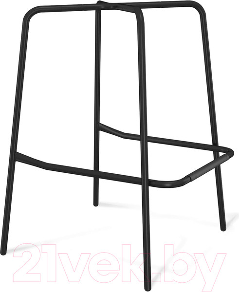 Изображение товара Стул барный Sheffilton SHT-ST19-SF1/S29 (коричневый трюфель/черный муар)