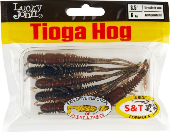 Изображение товара Мягкая приманка Lucky John Pro Series Tioga Hog 3.5in / 140195-T65 (6шт)