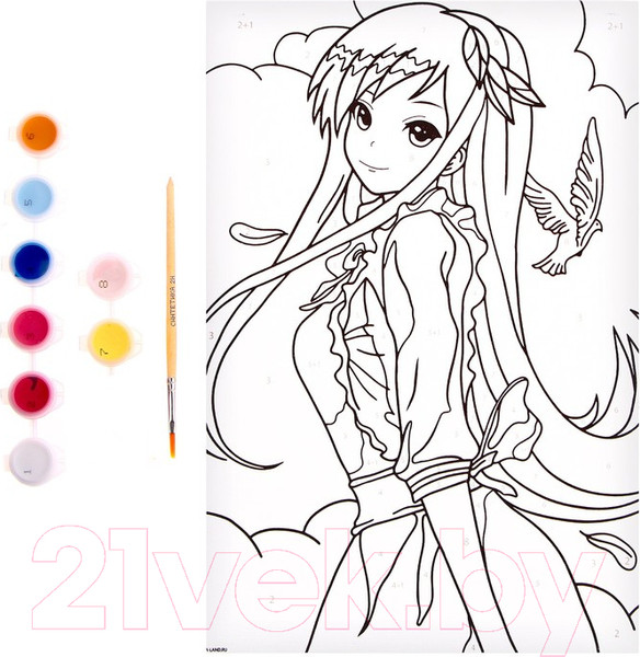 Изображение товара Картина по номерам Школа талантов Розовые мечты / 9472196