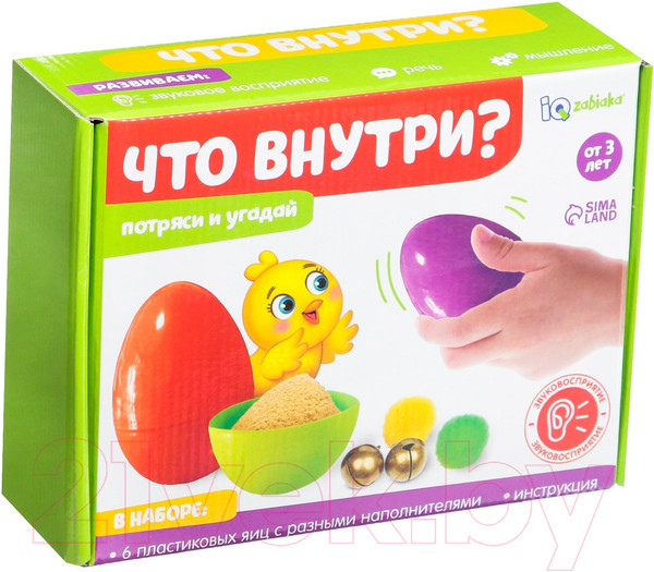 Изображение товара Развивающий игровой набор Zabiaka Что внутри / 5202872