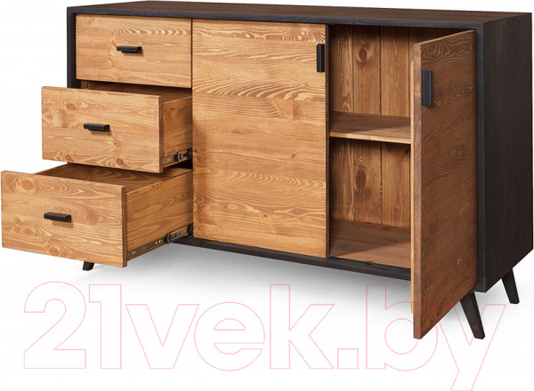 Изображение товара Тумба Kommodum 900x1500x450 ERICK-MB2P+3T