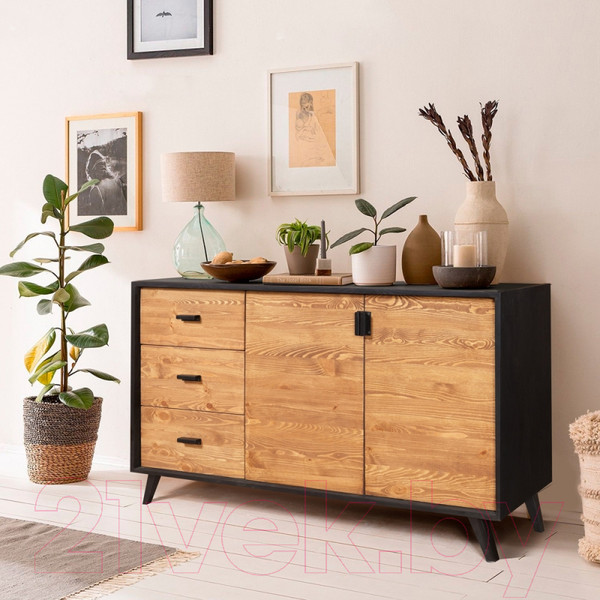 Изображение товара Тумба Kommodum 900x1500x450 ERICK-MB2P+3T