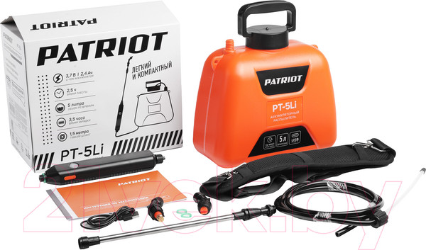 Изображение товара Опрыскиватель аккумуляторный PATRIOT PT-5Li