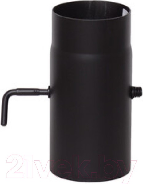 Изображение товара Шибер для дымохода LaVa Поворотный 500мм Д120 (черный)