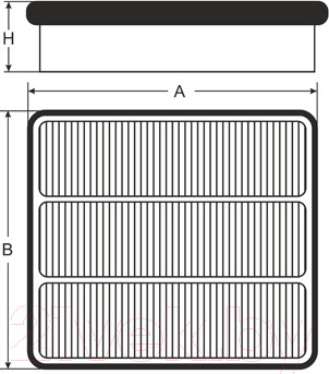 Изображение товара Воздушный фильтр SCT SB935
