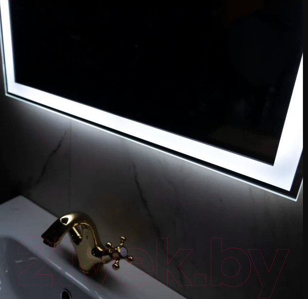 Изображение товара Зеркало Пекам Greta 50x80 / greta-50x80B (с подсветкой и бесконтактным сенсором)