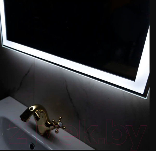 Изображение товара Зеркало Пекам Greta 60x80 / greta-60x80B (с подсветкой и бесконтактным сенсором)