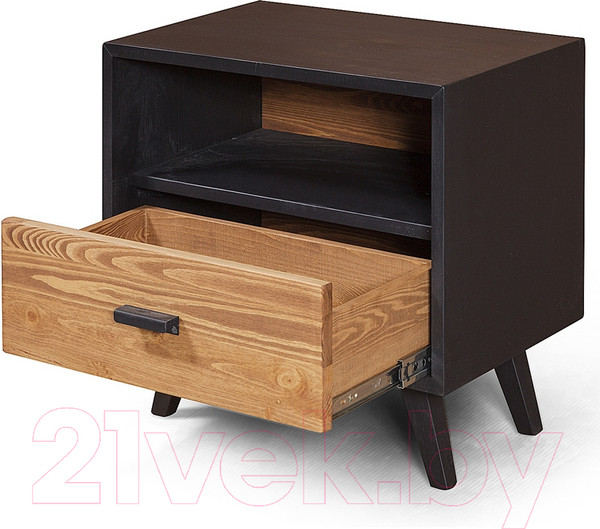 Изображение товара Прикроватная тумба Kommodum 430x430x350 ERICK-CUBE1T+1N