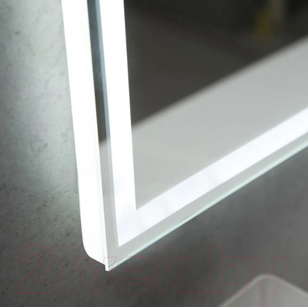 Изображение товара Зеркало Пекам Greta 80x80 / greta-80x80B (с подсветкой и бесконтактным сенсором)