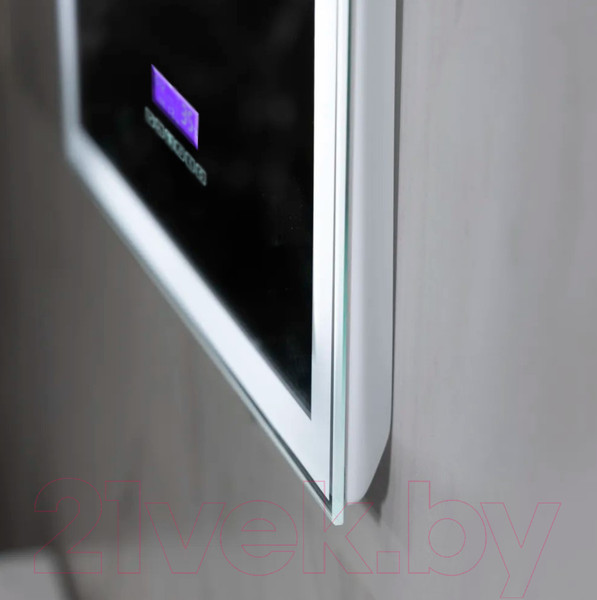 Изображение товара Зеркало Пекам Greta 80x90 / greta-80x90M (с подсветкой и многофункциональной панелью)