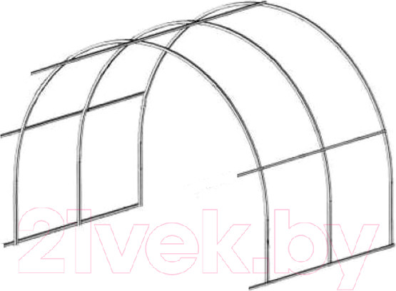 Изображение товара Секция для теплицы ИМпласт Агро из трубы 20х20 3х2 / 15143