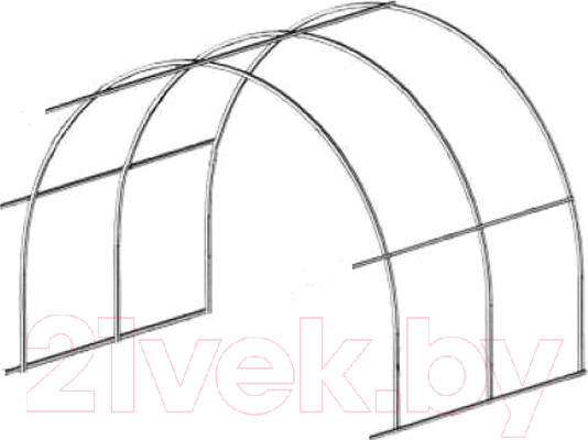 Изображение товара Секция для теплицы ИМпласт Титан из трубы 40х20 3х2 / 15147