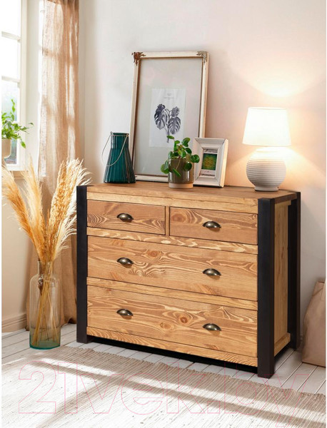 Изображение товара Комод Kommodum 840x1160x500 MEXICA-COM2+2T