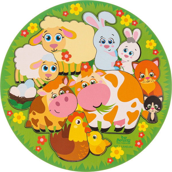 Изображение товара Развивающий игровой набор Лесная мастерская Животные и детеныши / 3504289