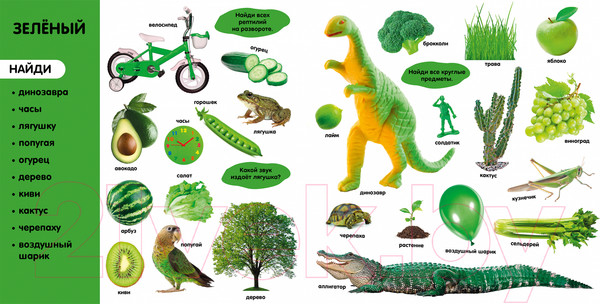 Изображение товара Развивающая книга CLEVER Первые знания. Фотокнига. Цвета (2023)
