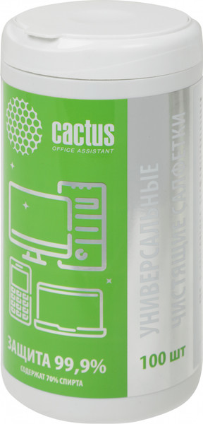 Изображение товара Салфетки для ухода за техникой Cactus CS-ASC100
