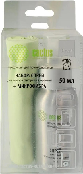 Изображение товара Набор для чистки электроники Cactus CSP-S3001AL (50мл)
