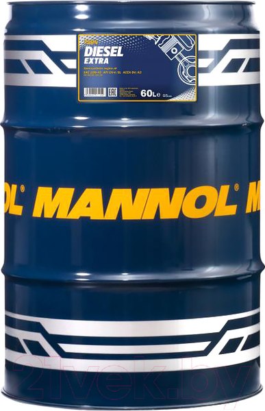 Изображение товара Моторное масло Mannol Diesel Extra 10W40 CH-4/SL / MN7504-60 (60л)