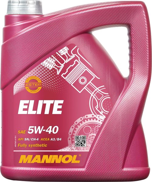 Изображение товара Моторное масло Mannol Elite 5W40 SN/CF / MN7903-4 (4л)