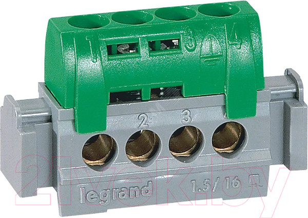 Изображение товара Шина нулевая Legrand 4830 (зеленый)