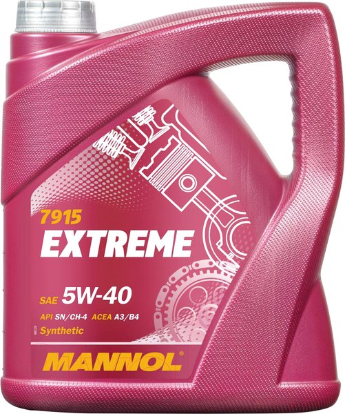 Изображение товара Моторное масло Mannol Extreme 5W40 SN/CH-4 / MN7915-4 (4л)