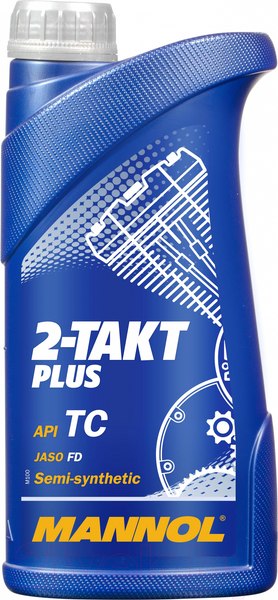 Изображение товара Моторное масло Mannol 2-Takt Plus TC / MN7204-1 (1л)