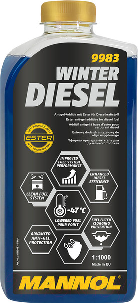 Изображение товара Присадка Mannol Winter Diesel / 9983 (1л)