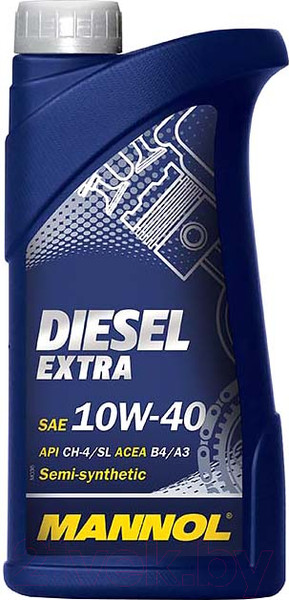 Изображение товара Моторное масло Mannol Diesel Extra 10W40 CH-4/SL / MN7504-1 (1л)