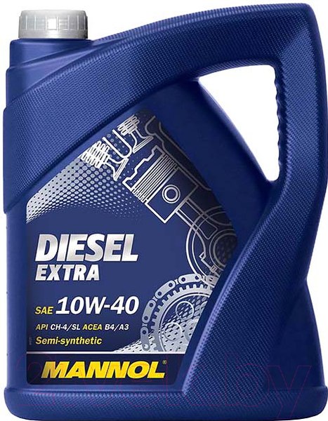 Изображение товара Моторное масло Mannol Diesel Extra 10W40 CH-4/SL / MN7504-5 (5л)
