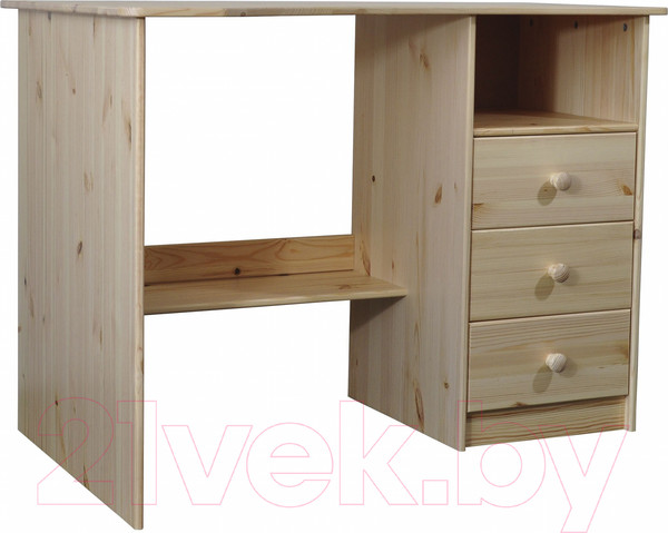 Изображение товара Компьютерный стол Dipriz Корнер 3 ящика левый Д 4239 (лак)