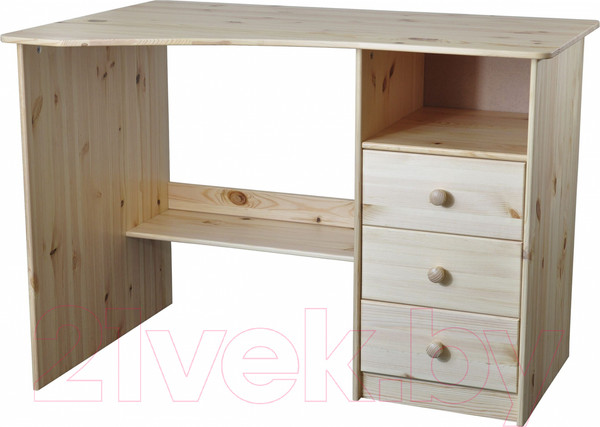 Изображение товара Компьютерный стол Dipriz Корнер 3 ящика левый Д 4239 (лак)