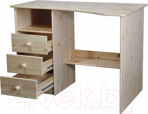 Изображение товара Компьютерный стол Dipriz Корнер 3 ящика правый Д 4240 (лак)