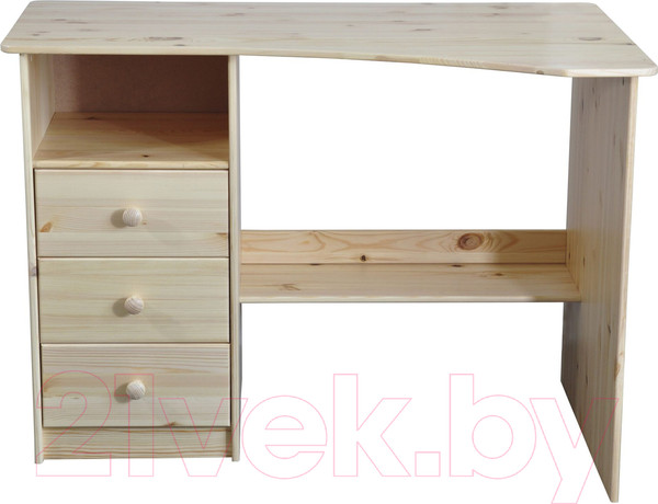 Изображение товара Компьютерный стол Dipriz Корнер 3 ящика правый Д 4240 (лак)