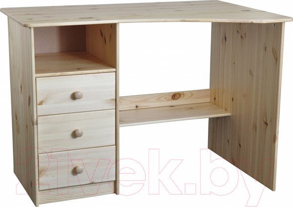 Изображение товара Компьютерный стол Dipriz Корнер 3 ящика правый Д 4240 (лак)