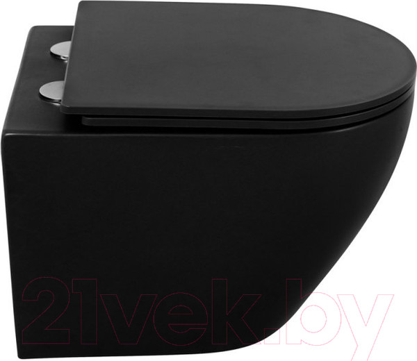 Изображение товара Унитаз подвесной с инсталляцией BelBagno BB062CHR-MB/BB062SC-MB/BB002-80/BB007-PR-NERO.M